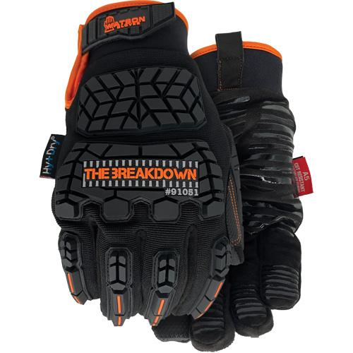 91051 The Breakdown Gloves, Size Medium, PVC Coated, Cutshield Shell, ANSI/ISEA 105 Level 4 Fastek