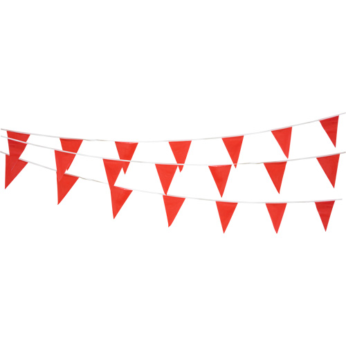 Pennant String, 60' L, Red Fastek