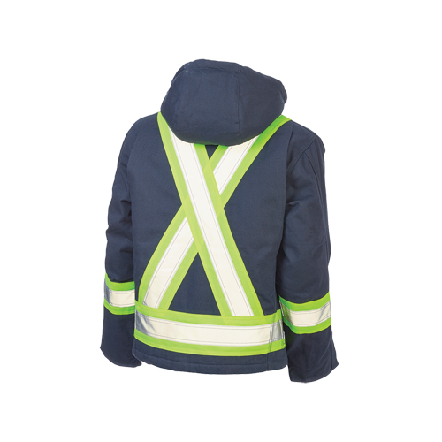 Safety Jacket, Navy Blue, Large Fastek