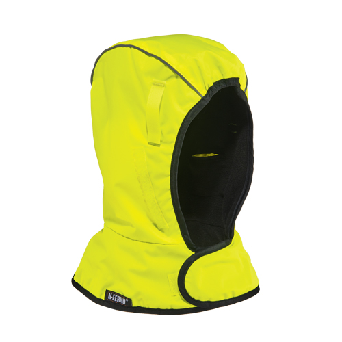 N-Ferno&reg; 6842 2 Layer Economy Winter Liner, Fleece Lining, One Size, High-Visibility Lime Green Fastek