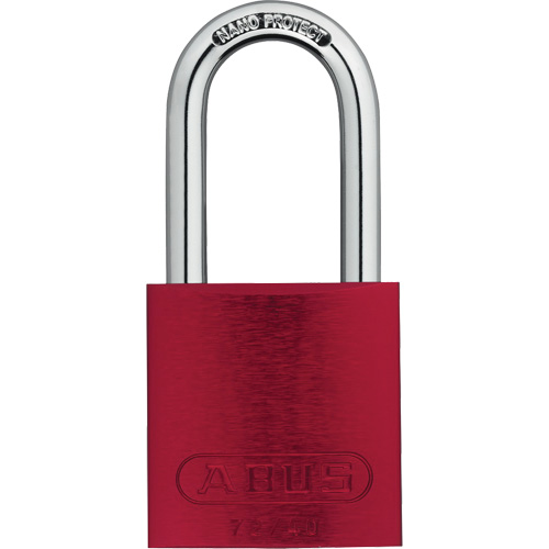 Padlock, Keyed Different, Aluminum, 1-1/2" Width Fastek