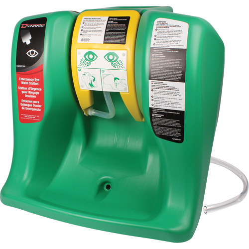 Dynamic Eyewash Station, Gravity-Fed, 16 gal. Capacity, Meets ANSI Z358.1 Fastek