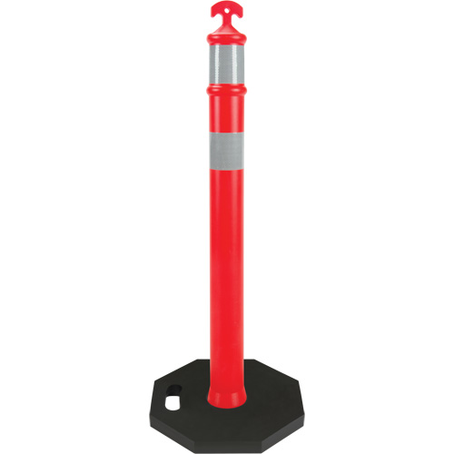 High-Visibility Delineator Post, 42" H, Orange Fastek