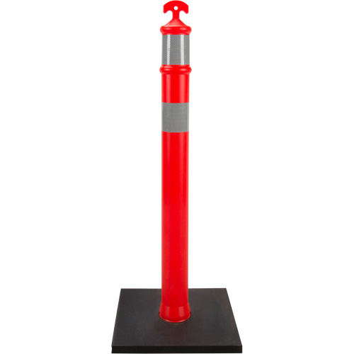 High-Visibility Delineator Post, 42" H, Orange Fastek