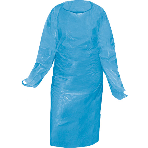 CoverMe Gowns, One Size, Blue, Polypropylene Fastek