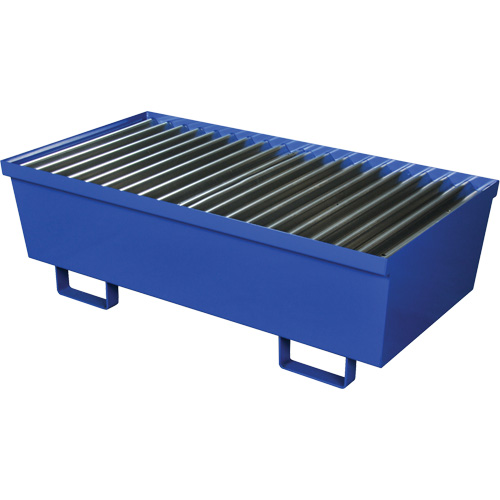 Steel Spill Containment Pallet, 74 US gal. Spill Capacity, 27" x 51.25" x 13" Fastek