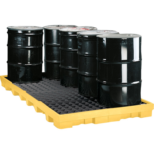 Plateforme de d&eacute;versement modulaire, Capacit&eacute; de d&eacute;versement 121 gal. US, 51,5'' x 103" x 6,5" Fastek