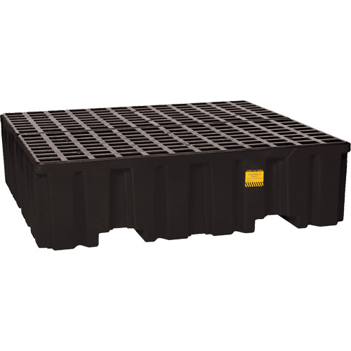 Spill Containment Pallet, 132 US gal. Spill Capacity, 51" x 52.5" x 13.75" Fastek