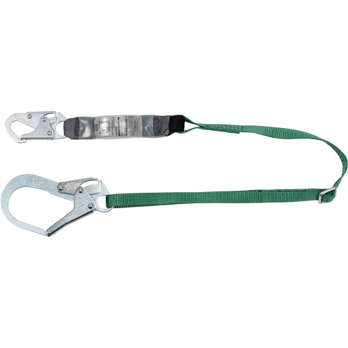 V-Series Lanyard, 6', Rebar Hook Center, Snap Hook Leg Ends, Polyester Fastek