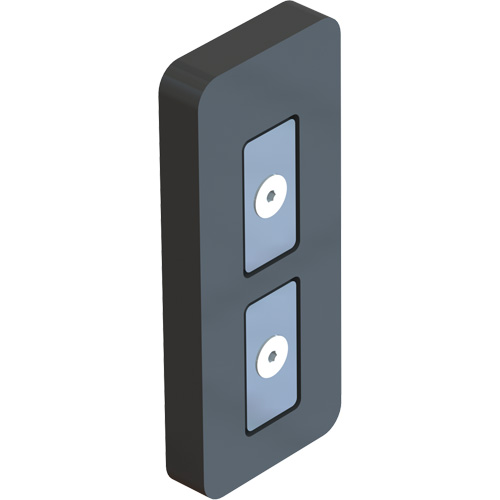 Embout magn&eacute;tique pour ruban/banni&egrave;re PLUS, Noir Fastek