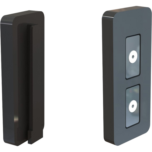 Embout magn&eacute;tique pour ruban/banni&egrave;re PLUS, Noir Fastek