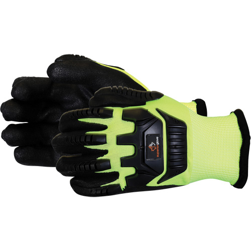 Gants enduits Dexterity, 6, R&ecirc;vetement Nitrile, Calibre 15, Enveloppe en Acrylique Fastek