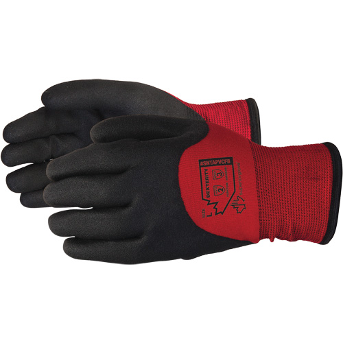 Gants enduits Dexterity, Petit, R&ecirc;vetement PVC, Calibre 15, Enveloppe en Acrylique Fastek