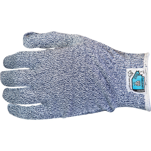 Sure Knit Cut-Resistant Glove, Size X-Small, 13 Gauge, HPPE Shell, ASTM ANSI Level A5 Fastek