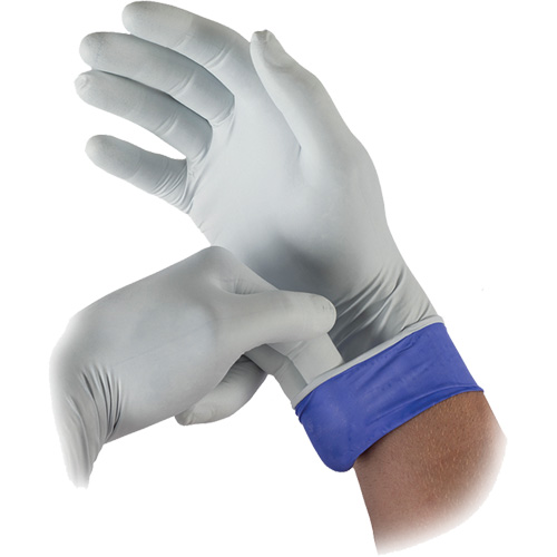 Lifestar EC&reg; LSE-104 Dual-Coloured Examination Gloves, Small, Nitrile, 5.5-mil, Powder-Free, White, Class 2 Fastek