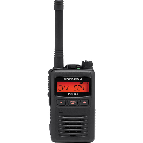 EVX-S24 Series Portable Radio, UHF Radio Band, 256 Channels, 200 000 sq. ft. Range Fastek