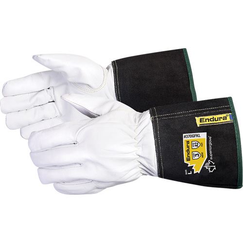 Gants de soudage &agrave; l'arc TIG Endura, Cuir fleur de ch&egrave;vre, Taille Moyen Fastek