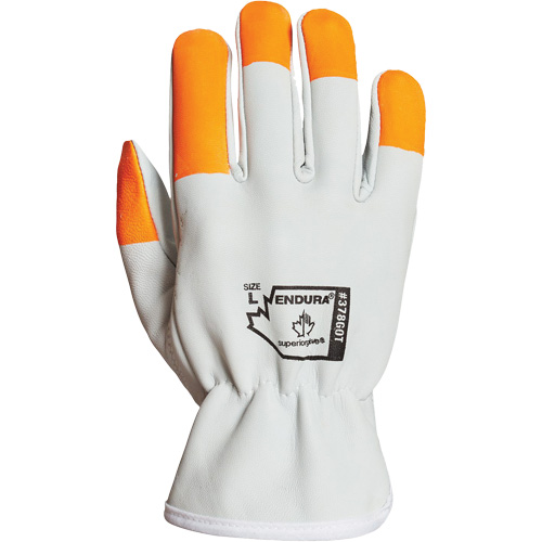 Endura&reg; Driver's Gloves, X-Small, Grain Goatskin Palm Fastek