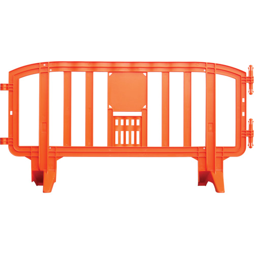 Movit Barricade, Interlocking, 78" L x 39" H, Orange Fastek