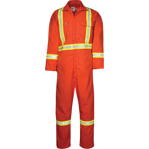 Westex UltraSoft&reg; Unlined Coveralls, Size Medium (Tall), Orange, 8.7 cal/cm² Fastek