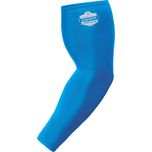 Chill-Its&reg; 6690 Cooling Arm Sleeves, 17", Polyester, Blue Fastek