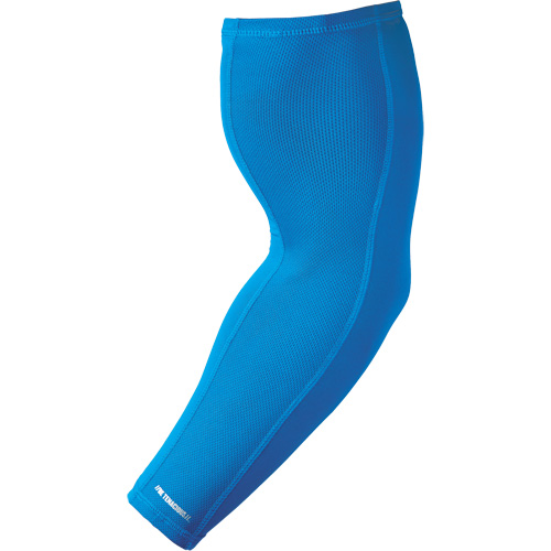 Chill-Its&reg; 6690 Cooling Arm Sleeves, 17", Polyester, Blue Fastek