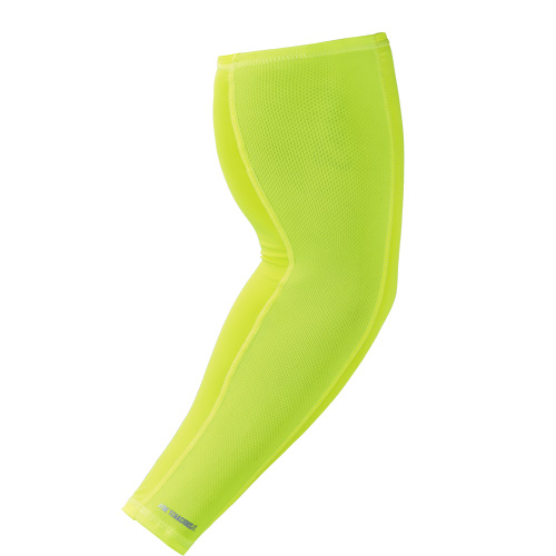 Chill-Its&reg; 6690 Cooling Arm Sleeves, 17", Polyester, Lime Fastek
