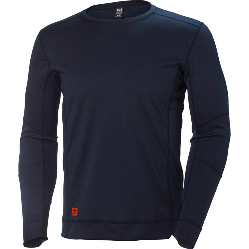 Lifa&reg; Max Moisture-Wicking Crewneck Undershirt, Men's, X-Small, Navy Blue Fastek