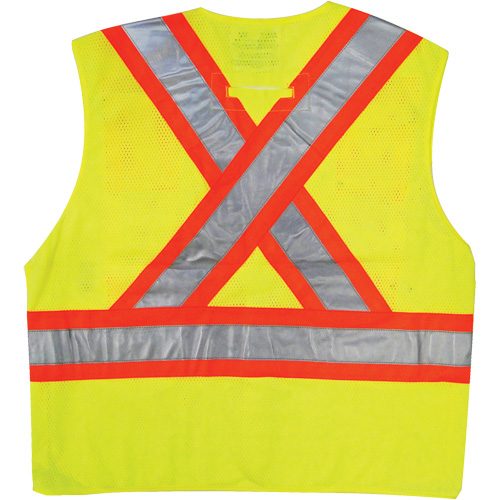 Veste de s&eacute;curit&eacute;, Jaune lime haute visibilit&eacute;, 2T-Grand/3T-Grand, Polyester Fastek