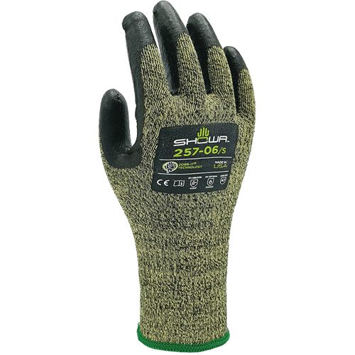257X Cut Resistant Gloves, Size 6/Small, 13 Gauge, Stainless Steel Shell, ANSI/ISEA 105 Level 7/EN 388 Level F Fastek