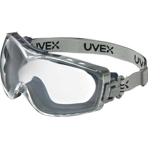 Lunettes de s&eacute;curit&eacute; &agrave; coques Uvex HydroShield Stealth OTG, Lentille Transparent, Antibu&eacute;e/Anti-&eacute;gratignures, Ventilation Indirecte Fastek