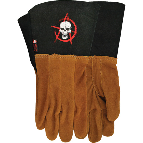 263AW What The Buck Welding Gloves, Split Deerskin, Size 7 Fastek
