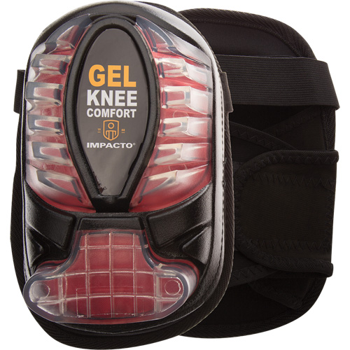 All-Terrain Knee Pads, Hook and Loop Style, Plastic Caps, Gel Pads Fastek