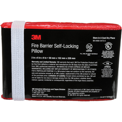 Fire Barrier Self-Locking Pillow Fastek