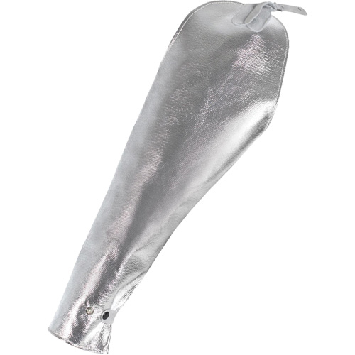 Welder's Heat Resistant Sleeves, 24", Aluminized Kevlar&reg;, Silver Fastek