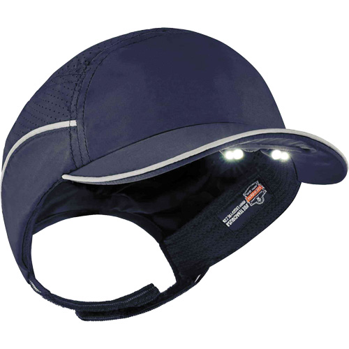 Casque antichocs l&eacute;ger avec lampe DEL 8965 Skullerz, Bleu marin Fastek