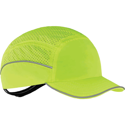Skullerz&reg; 8955 Lightweight Bump Cap Hat, High Visibility Lime Green Fastek