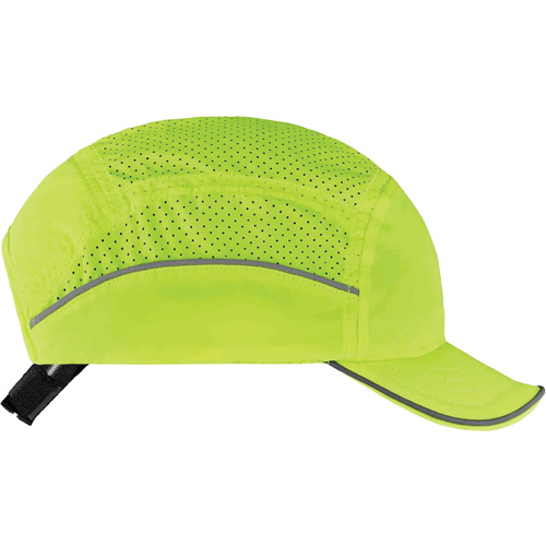 Skullerz&reg; 8955 Lightweight Bump Cap Hat, High Visibility Lime Green Fastek