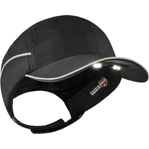 Casque antichocs l&eacute;ger avec lampe DEL 8965 Skullerz, Noir Fastek
