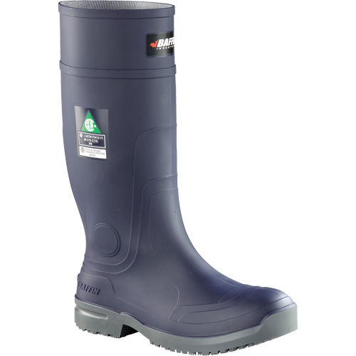 Slip Resistant Boots, Rubber, Steel Toe, Size 5 Fastek