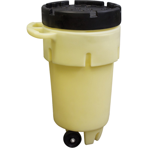 Contenant sur roues Poly-Spillpack, 50 gal. US, Mobile Fastek