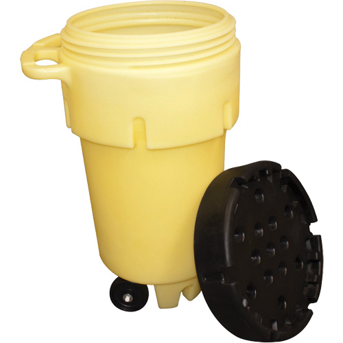 Contenant sur roues Poly-Spillpack, 50 gal. US, Mobile Fastek