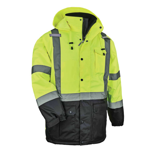 Parka thermique GloWear 8384 de Type R, Jaune lime haute visibilit&eacute;, Grand Fastek