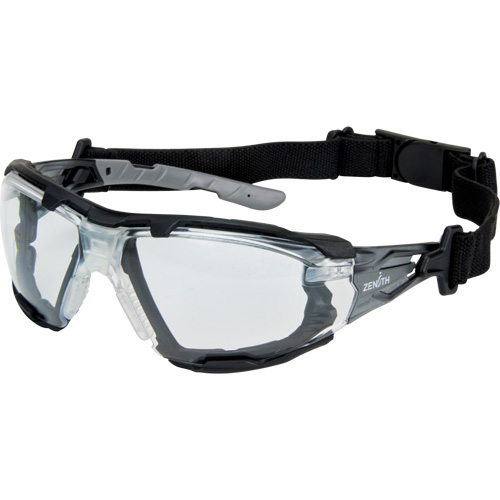 Z2900 Series Safety Glasses with Foam Gasket, Clear Lens, Anti-Fog, ANSI Z87+/Meets/Exceeds CSA Z94.3 Fastek