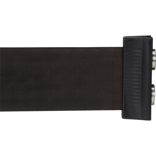 Cassette de ruban magn&eacute;tique pour barri&egrave;re de contr&ocirc;le des foules personnalis&eacute;e, 7', Ruban Noir Fastek