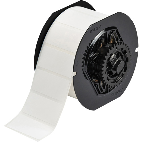 &eacute;tiquettes pour imprimante de s&eacute;rie B33, Papier, 2" lo x 1" h, Blanc Fastek