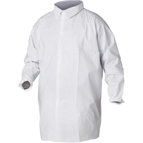 KleenGuard A20 Lab Coats, SMS, White, Small Fastek