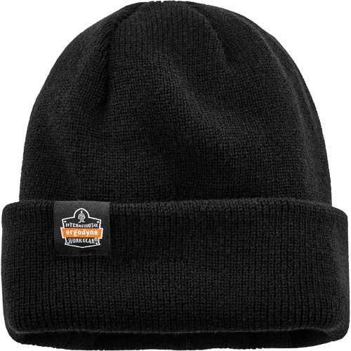 Tuque en tricot c&ocirc;tel&eacute; avec fermeture &agrave; glissi&egrave;re N-Ferno, Taille unique, Noir Fastek