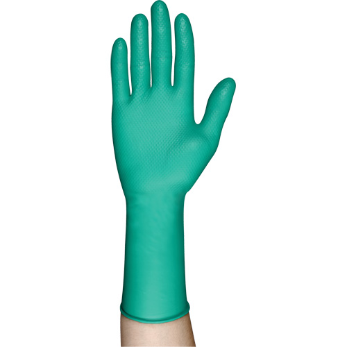 93-287 Series Disposable Gloves, Small, Nitrile, 8.7-mil, Powder-Free, Green Fastek