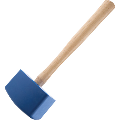 Ergotech Soft Anti-Impact Mallet, Wood Handle, 12-1/2" L Fastek